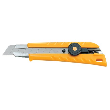 Olfa 8.75" Ratchet-Lock Utility Knife Yellow 1 pc 5003